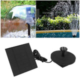 Solar Water Fountain Pump Outdoor Small Submersible Bird Bath Fountain Kit for Pond Garden Pool 120cm Lift