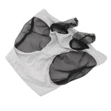 Horse Mesh Fly Mask Breathable Elastic Horse Face Mask with Ears Protection Riding Equestrian Equipment Gray