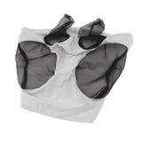 Horse Mesh Fly Mask Breathable Elastic Horse Face Mask with Ears Protection Riding Equestrian Equipment Gray