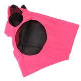 Horse Mesh Fly Mask Breathable Elastic Horse Face Mask with Ears Protection Riding Equestrian Equipment Rose Red - Extra Image