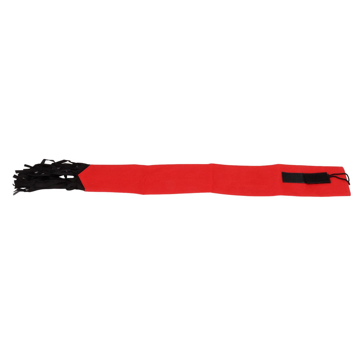 Horse Tail Protection Bag Non Woven Fabric Horsetail Guard with Fringe Hook and Loop Design Red