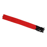 Horse Tail Protection Bag Non Woven Fabric Horsetail Guard with Fringe Hook and Loop Design Red - Extra Image