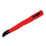 Horse Tail Protection Bag Non Woven Fabric Horsetail Guard with Fringe Hook and Loop Design Red - Extra Image