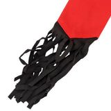 Horse Tail Protection Bag Non Woven Fabric Horsetail Guard with Fringe Hook and Loop Design Red