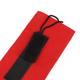 Horse Tail Protection Bag Non Woven Fabric Horsetail Guard with Fringe Hook and Loop Design Red - Extra Image