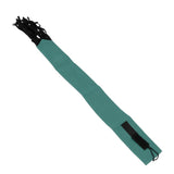 Horse Tail Protection Bag Non Woven Fabric Horsetail Guard with Fringe Hook and Loop Design Green - Top-Down View