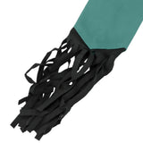 Horse Tail Protection Bag Non Woven Fabric Horsetail Guard with Fringe Hook and Loop Design Green - Extra Image