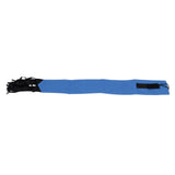 Horse Tail Protection Bag Non Woven Fabric Horsetail Guard with Fringe Hook and Loop Design Blue - 45-Degree Angle