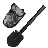 Folding Camping Shovel Alloy Steel Firefighting Shovel Entrenching Trowel Tool For Outdoor