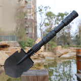Folding Camping Shovel Alloy Steel Firefighting Shovel Entrenching Trowel Tool For Outdoor - 45-Degree Angle