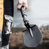 Folding Camping Shovel Alloy Steel Firefighting Shovel Entrenching Trowel Tool For Outdoor