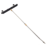 Pressure Washer Undercarriage Cleaner with 6 Nozzles 2 Extension Wands Under Car Water Broom with Swivel Wheel 4000psi Black Pavement Sprinkler