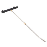 Pressure Washer Undercarriage Cleaner with 6 Nozzles 2 Extension Wands Under Car Water Broom with Swivel Wheel 4000psi Black Pavement Sprinkler