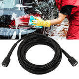 9m High Pressure Washer Hose Car Wash Hose Explosion Proof PVC Rubber Water Cleaning Extension Pipe 2 End M22 Insert 15MM - Extra Image