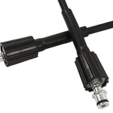 9m High Pressure Washer Hose Car Wash Hose Explosion Proof PVC Rubber Water Cleaning Extension Pipe 2 End M22 Insert 15MM - Extra Image