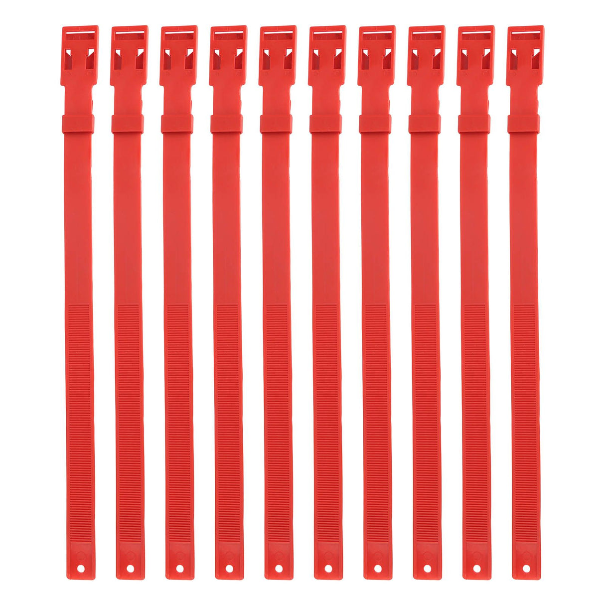 10PCS Goat Collar PU 23 Inch Adjustable Livestock Collar for Farm Animal Cow Horse Sheep Red