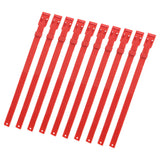 10PCS Goat Collar PU 23 Inch Adjustable Livestock Collar for Farm Animal Cow Horse Sheep Red - 45-Degree Angle