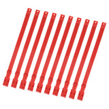10PCS Goat Collar PU 23 Inch Adjustable Livestock Collar for Farm Animal Cow Horse Sheep Red - Extra Image