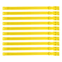 10PCS Goat Collar PU 23 Inch Adjustable Livestock Collar for Farm Animal Cow Horse Sheep Yellow