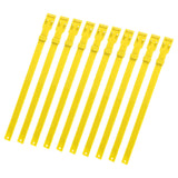 10PCS Goat Collar PU 23 Inch Adjustable Livestock Collar for Farm Animal Cow Horse Sheep Yellow - 45-Degree Angle