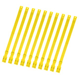 10PCS Goat Collar PU 23 Inch Adjustable Livestock Collar for Farm Animal Cow Horse Sheep Yellow
