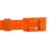 10PCS Goat Collar PU 23 Inch Adjustable Livestock Collar for Farm Animal Cow Horse Sheep Orange - Extra Image