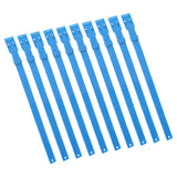 10PCS Goat Collar PU 23 Inch Adjustable Livestock Collar for Farm Animal Cow Horse Sheep Blue