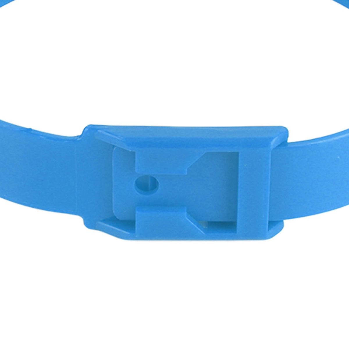 10PCS Goat Collar PU 23 Inch Adjustable Livestock Collar for Farm Animal Cow Horse Sheep Blue