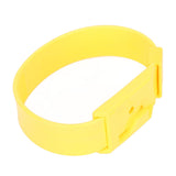 10Pcs Goat Collar Sheep Identification Bands Livestock Marking Ring Farming Equipment 36cm Yellow
