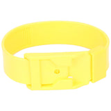 10Pcs Goat Collar Sheep Identification Bands Livestock Marking Ring Farming Equipment 36cm Yellow - Rear View