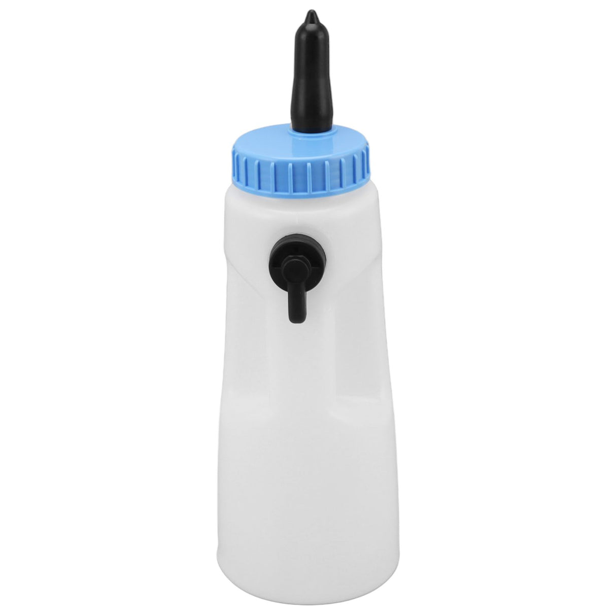2.5L Vertical Calf Feeding Bottle with Handle Strong Sealing PE Calf Nursing Bottle for Lambs Calves Other Animals