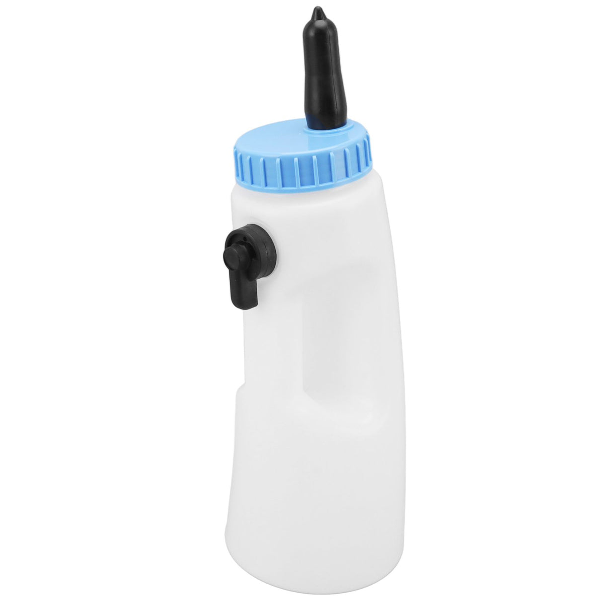 2.5L Vertical Calf Feeding Bottle with Handle Strong Sealing PE Calf Nursing Bottle for Lambs Calves Other Animals