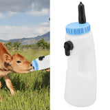 2.5L Vertical Calf Feeding Bottle with Handle Strong Sealing PE Calf Nursing Bottle for Lambs Calves Other Animals