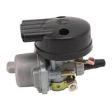 Racing Carburetor Carb Aluminum High Hardness Wear Resistant Bike Carburetor Carb for 49CC 50CC 80CC 2 Stroke Bike - Close-Up Angle