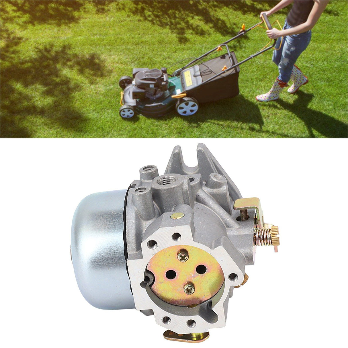 Carburetor with Gasket Steel Brush Kit for Kohler Magnum M18 M20 MV18 MV20 KT17 KT19 Lawnmower 5205309 5205318 5205328