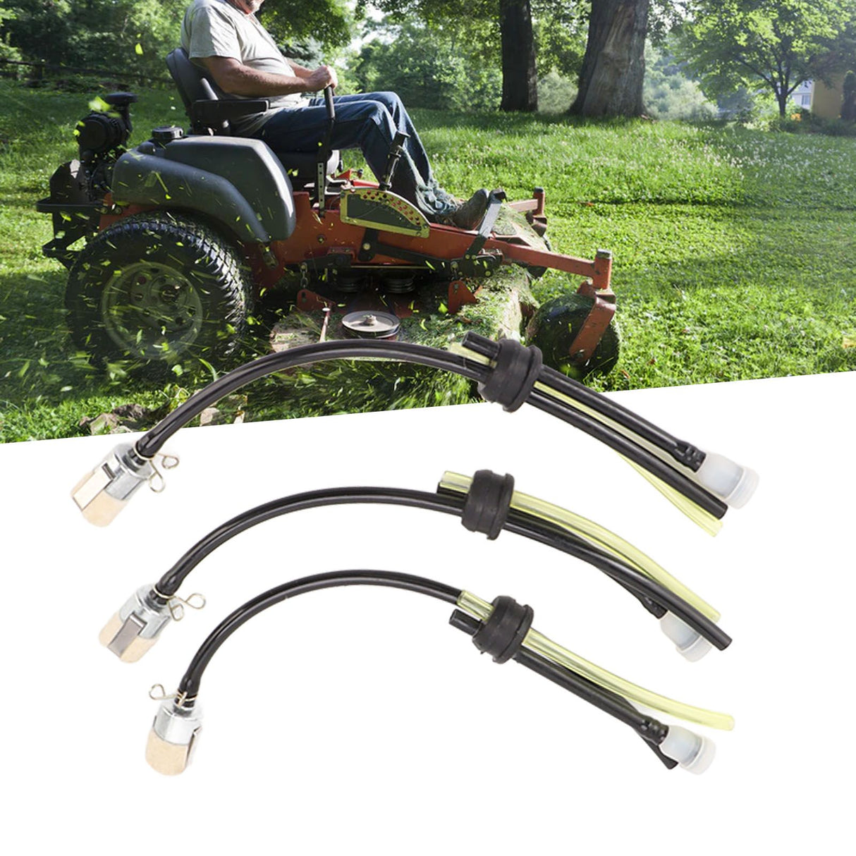 Carburetor Fuel Line Kit Aging Resistant Flexible Fit For Echo SRM‑2100 GT225 GT225i PAS225 PE225 PPF225 SHC225
