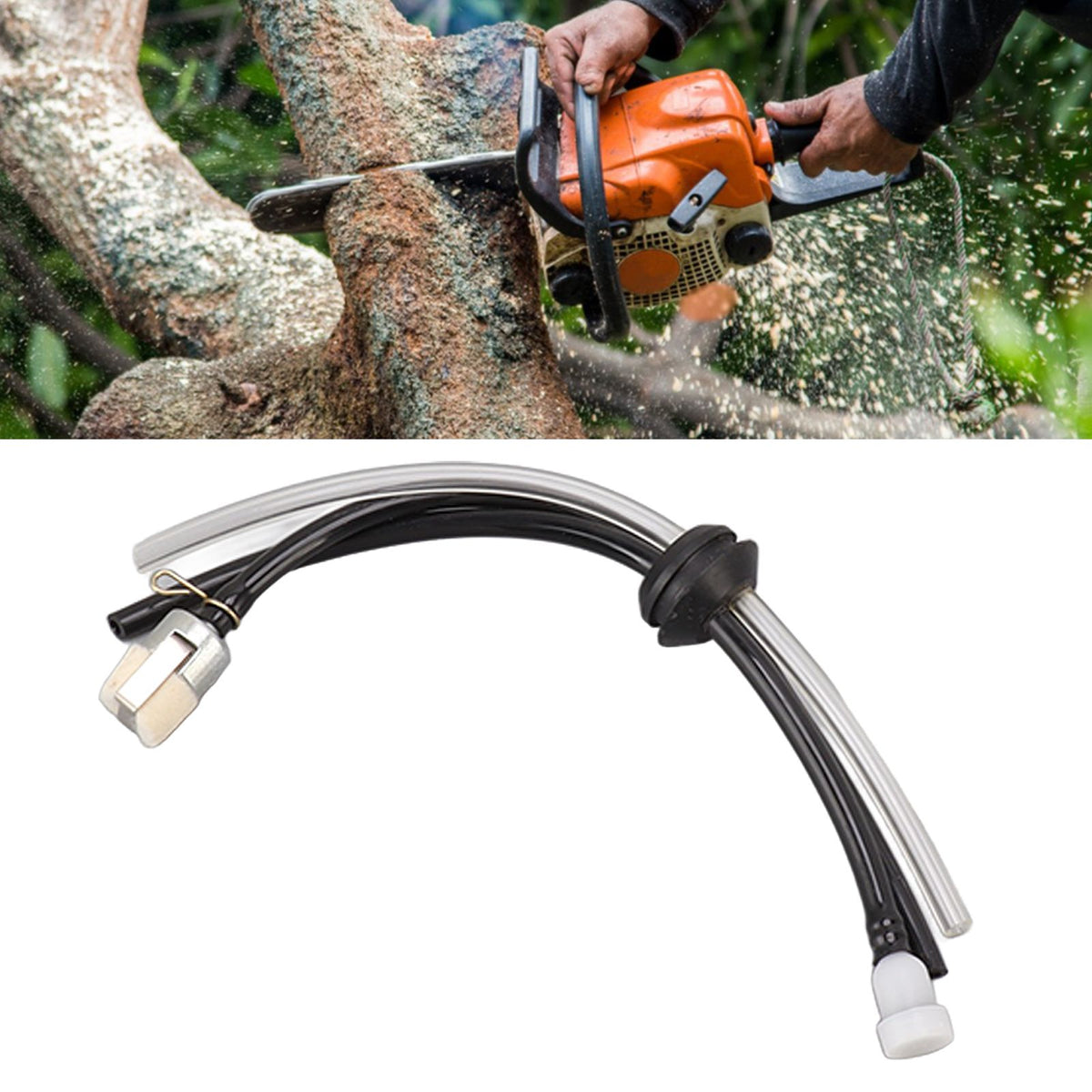 3 Hole Fuel Line Grommet Fuel Tank Vent Kit for Mantis Tiller Trimmer 90010390097