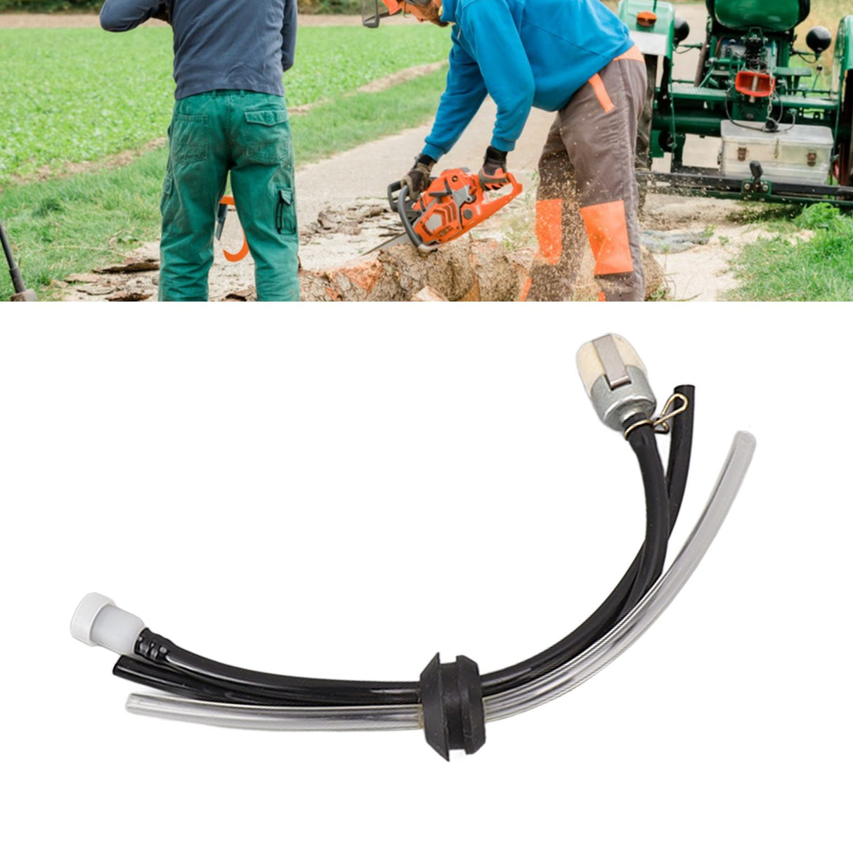 3 Hole Fuel Line Grommet Fuel Tank Vent Kit for Mantis Tiller Trimmer 90010390097