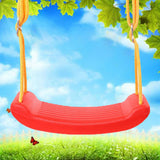 Swing Seat Anti Skid Buckle Adjustable Tear Resistant Rope Children Seat Swing for Park Outdoor Red - Extra Image