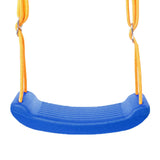 Swing Seat Anti Skid Buckle Adjustable Tear Resistant Rope Children Seat Swing for Park Outdoor Blue