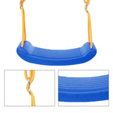 Swing Seat Anti Skid Buckle Adjustable Tear Resistant Rope Children Seat Swing for Park Outdoor Blue