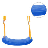 Swing Seat Anti Skid Buckle Adjustable Tear Resistant Rope Children Seat Swing for Park Outdoor Blue