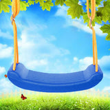 Swing Seat Anti Skid Buckle Adjustable Tear Resistant Rope Children Seat Swing for Park Outdoor Blue - Extra Image