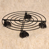 Flower Pot Roller Stand 50kg Load Capacity Rust Prevention Iron Easy to Move Plant Caddy with Wheels for Wine Barrels