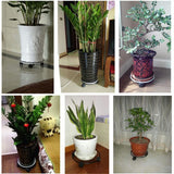 Flower Pot Roller Stand 50kg Load Capacity Rust Prevention Iron Easy to Move Plant Caddy with Wheels for Wine Barrels