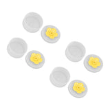4pcs Hummingbird Feeder Flower Shaped Handheld Bird Feeder Wild Bird Feeding Tool for Outdoor Garden Yard Yellow