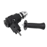 90 Degree Angle Drill Bearing Steel Right Angle Bend Extension Accessory Professional Drill Attachment Adapter - Front View