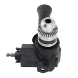 90 Degree Angle Drill Bearing Steel Right Angle Bend Extension Accessory Professional Drill Attachment Adapter - Top-Down View