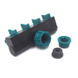 4 Way Water Splitter Garden Irrigation Watering Adapter Hose Connector for Garden Watering Lawn Maintenance European Faucet - Top-Down View