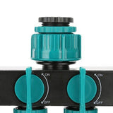 4 Way Water Splitter Garden Irrigation Watering Adapter Hose Connector for Garden Watering Lawn Maintenance European Faucet